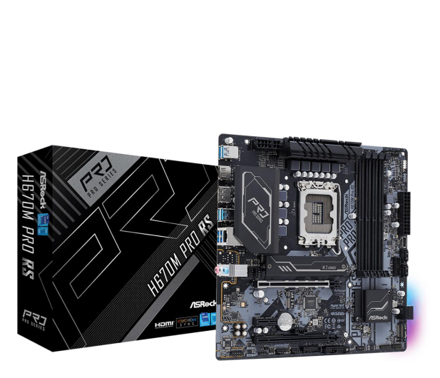 ASROCK H670M Pro RS DDR4 - 711315 - zdjęcie
